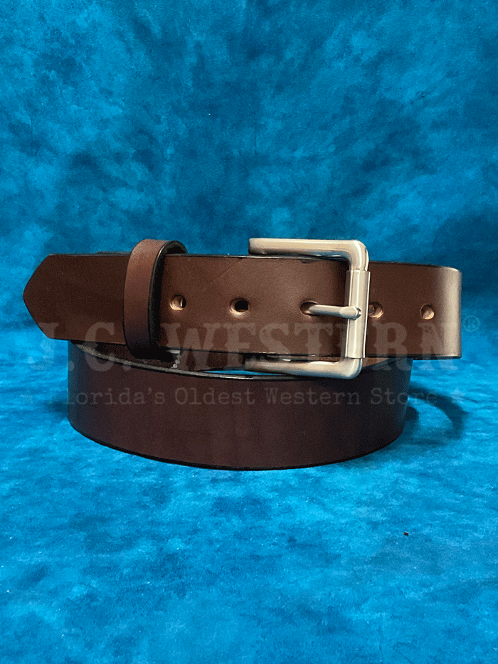 Men's Durango Smooth Work Belt - 200 36 Dark Brown by Gingerich - Durable Leather Belt for Construction, Farming & Outdoor Work
