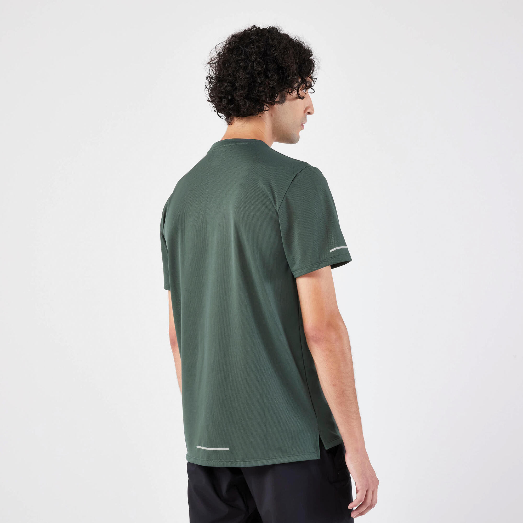 Kiprun Men's Run 500 Dry Running T-Shirt - Moisture Wicking Athletic Shirt for Marathon & Workout - Lightweight Performance Top for Jogging & Gym Training