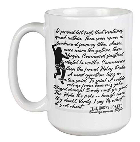 Shakespeare Quote Coffee Mug - 15oz Inspirational Poetry Tea Cup for Writers & Book Lovers - Perfect Gift for English Teachers & Literature Enthusiasts
