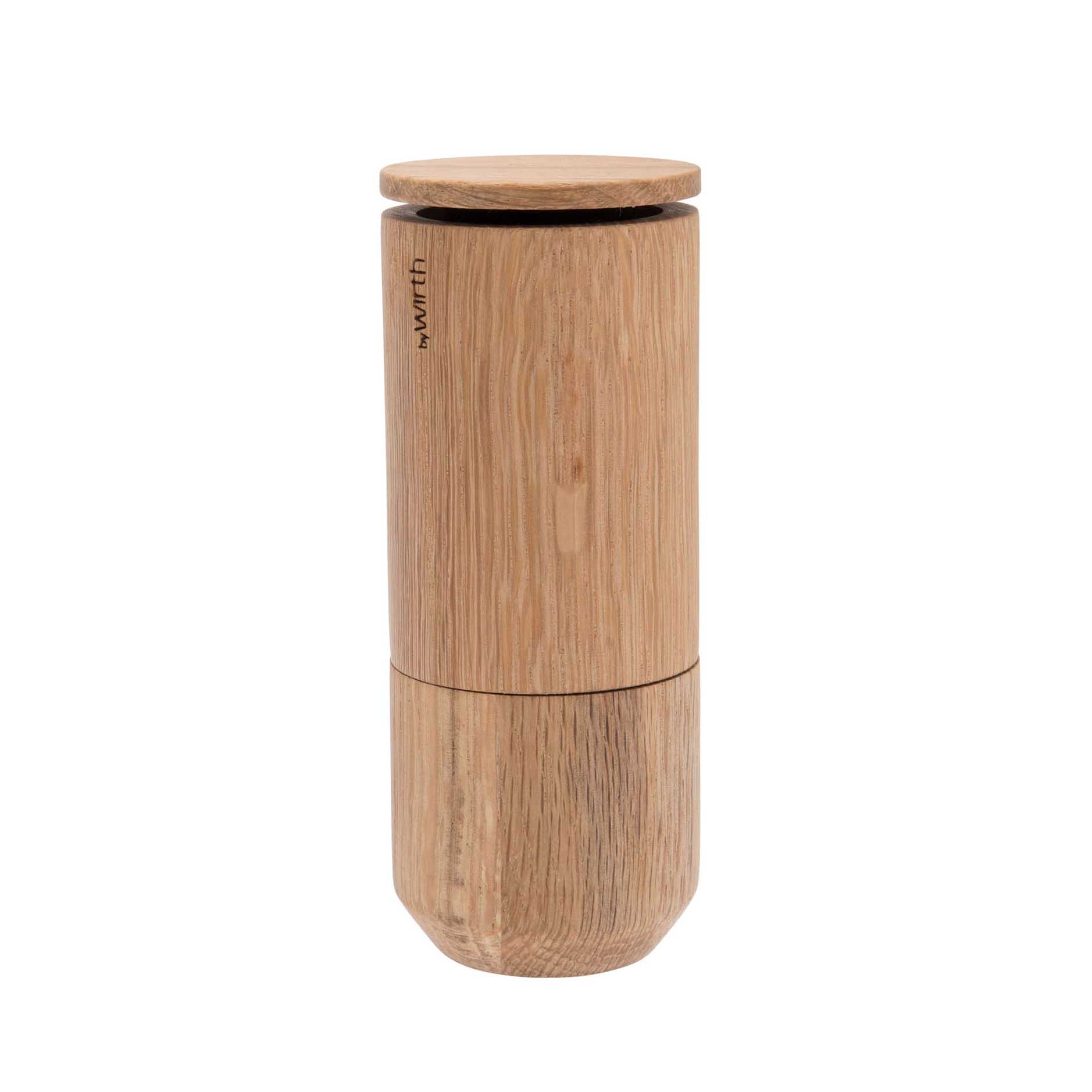EKTA LIVING 'Crush Me' Premium Salt and Pepper Grinder Set - Handcrafted Oiled Oak Wood - Perfect for Kitchen, Dining Table & Gourmet Cooking