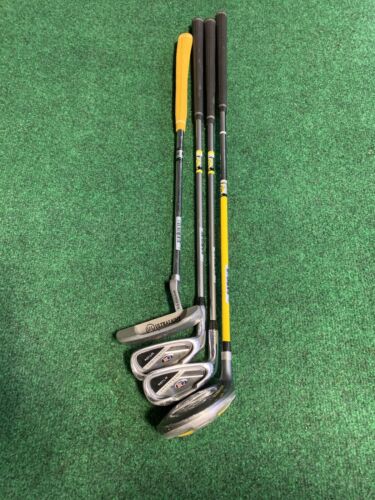 US Kids Golf WT 25u Fairway Driver, 7 Iron, Pitching Wedge & Putter 4-Piece Club Set (UL 42