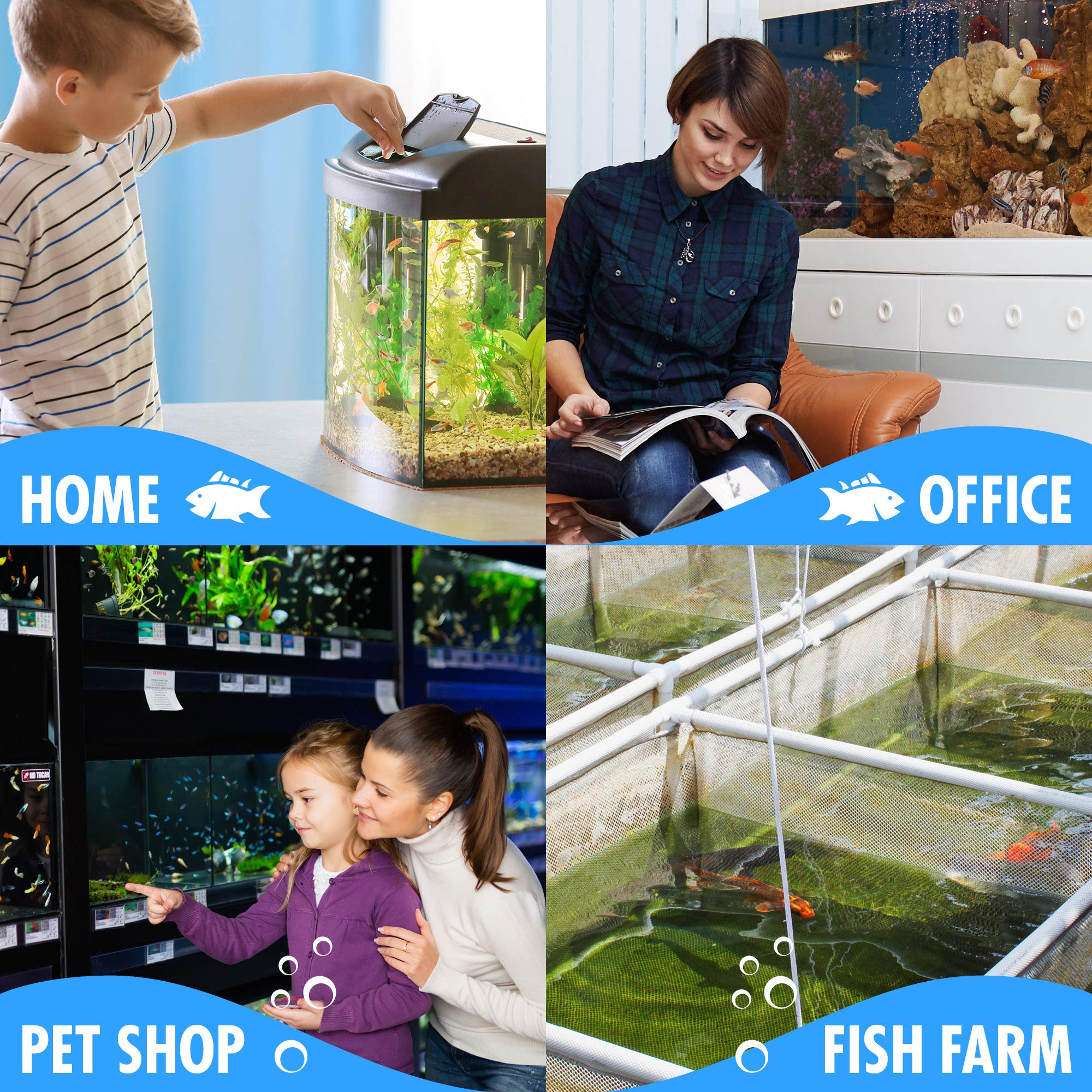 Premium Bio Capsules for Fish Tank - Natural Water Cleaner & Clarifier for Freshwater & Saltwater Aquariums - Maintains Crystal Clear Water for Healthy Fish - Ideal for Home, Office & Pet Store Aquariums