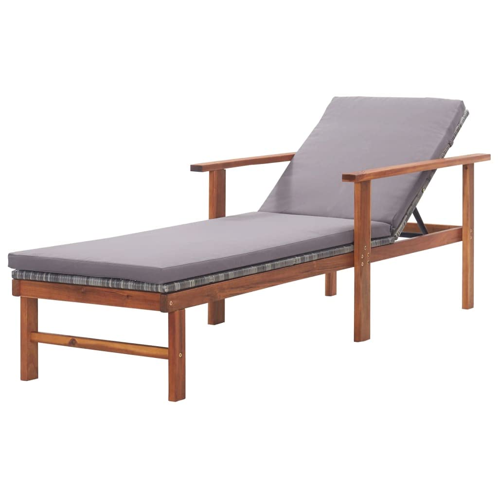 Estink Folding Sun Lounger Chair - Portable Reclining Beach Chair with Cushion, Adjustable Backrest for Outdoor Relaxing in Garden, Patio, Poolside & Backyard | Perfect for Sunbathing, Lounging & Vacation