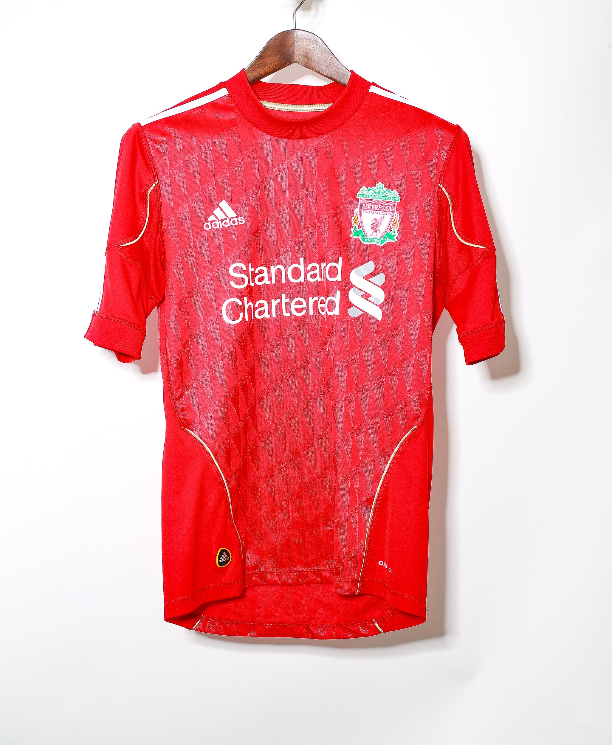 2010-2011 Liverpool FC Home Jersey Steven Gerrard #8 Replica Soccer Shirt (Size S) - Perfect for Match Days, Fan Collections & Football Gifts