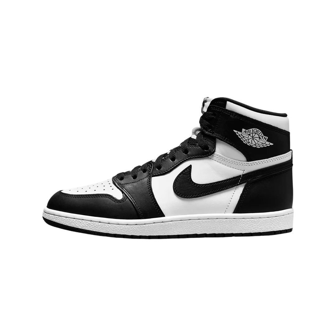 Original Air Jordan 1 Retro High '85 Basketball Shoes - Black & White Panda Colorway for Men | Classic Sneakers for Streetwear, Basketball & Casual Wear