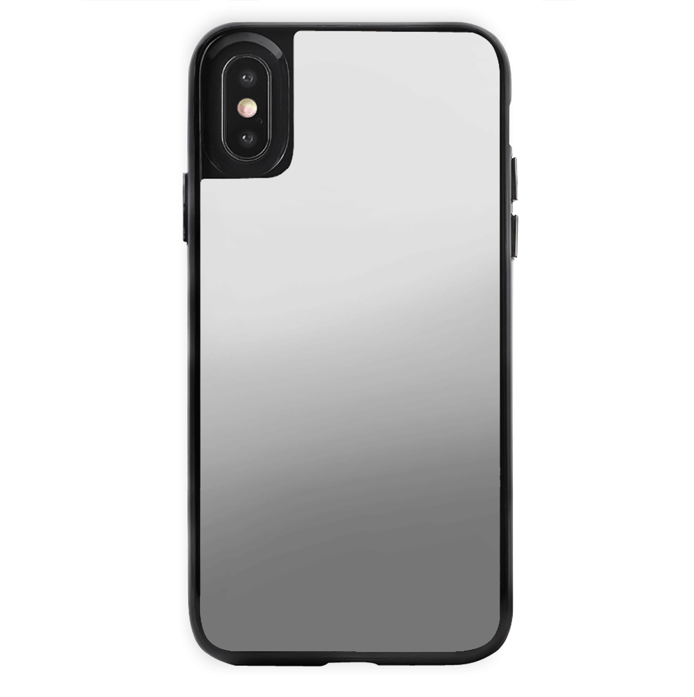 Shockproof Silver Reflective Mirror iPhone Case - Protective Phone Cover for iPhone 14/13/12/11 Pro Max - Stylish & Durable for Night Running, Cycling & Outdoor Activities