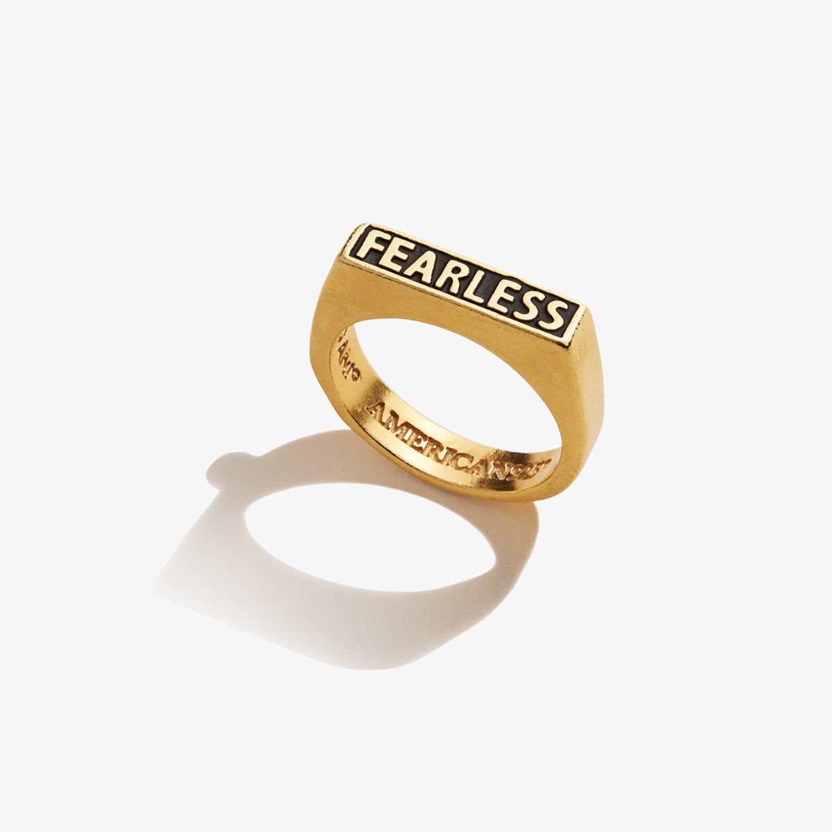 Fearless Signet Ring for Men & Women - Personalized Engraved Stainless Steel Jewelry - Perfect for Gifts, Weddings & Everyday Wear