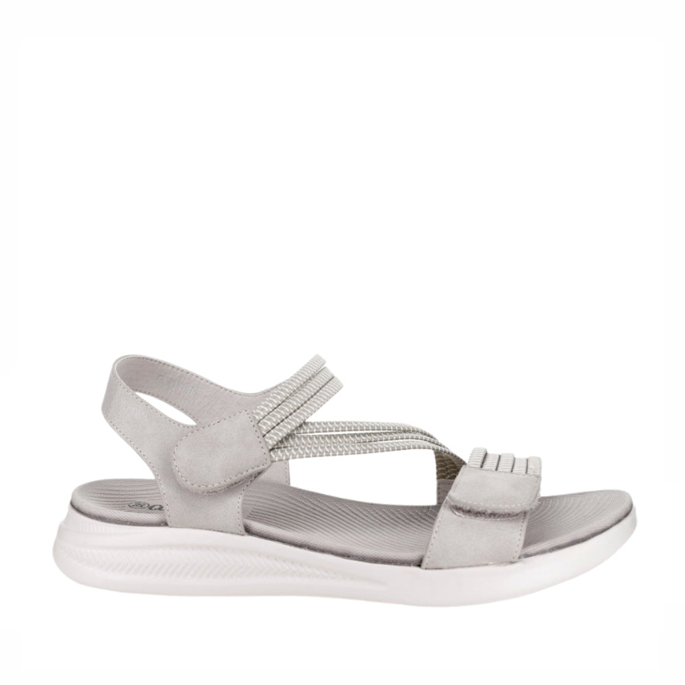 CC Resorts Florrie Light Grey Women's Casual Dress - Perfect for Beach Vacations, Summer Outings, and Resort Wear