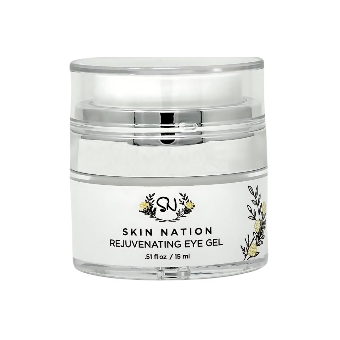 Revitalizing Under Eye Gel with Plant-Based Actives – Dark Circle Eye Cream for Fine Lines & Wrinkles, Boosts Collagen for Firm & Radiant Skin | Anti-Aging Treatment for Puffiness & Bags – Perfect for Morning & Night Skincare Routine