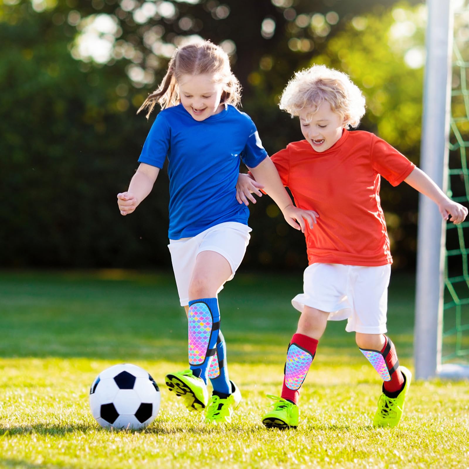 **Best Youth Soccer Shin Guards for Kids 2-7 Years Old - Protective Shin Pads for Girls & Toddlers - Ideal for Football Games & Training**    *(Perfect for practice, matches, and youth soccer leagues - lightweight, comfortable, and durable protection for young players!)*