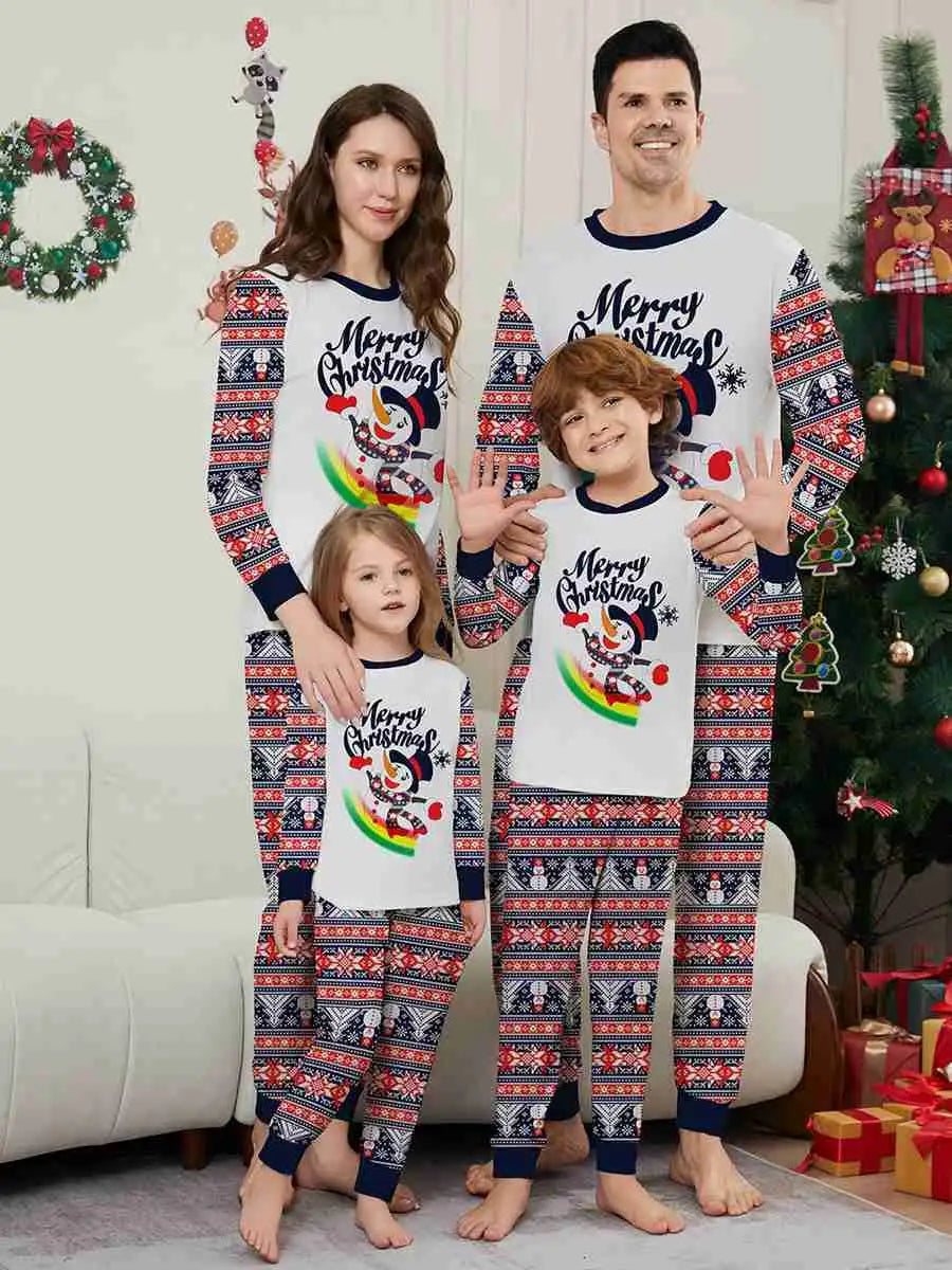 Snowman Family Christmas Pajama Sets - Matching Holiday Sleepwear for Women, Men & Kids | Cozy Xmas Pjs for Family Photos & Festive Gatherings