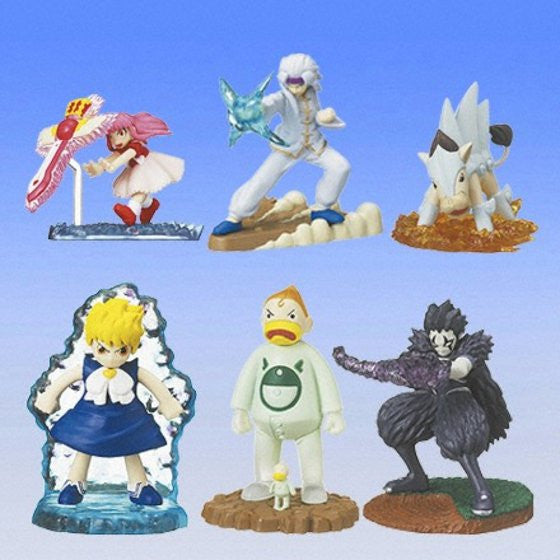Bandai Konjiki No Gash Bell Zatch Gashapon Real Collection 6 Mini Figure Set - Anime Collectible Toys for Display & Gifts | Perfect for Fans, Shelf Decor, and Cosplay Accessories