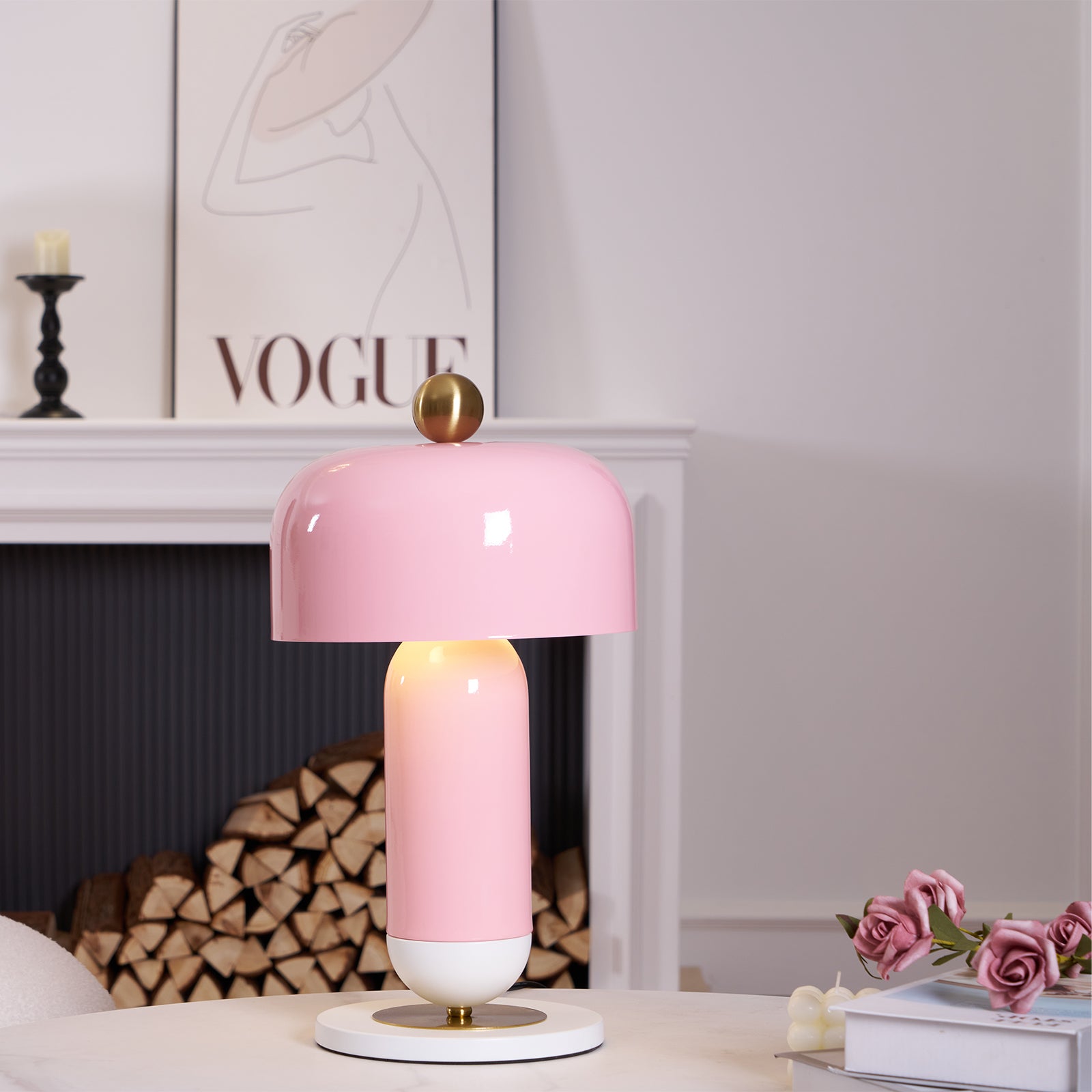Modern Lulu Table Lamp - Adjustable LED Desk Light for Home Office, Bedroom & Study - Warm White & Cool White Dimmable Lighting for Reading, Working & Relaxing