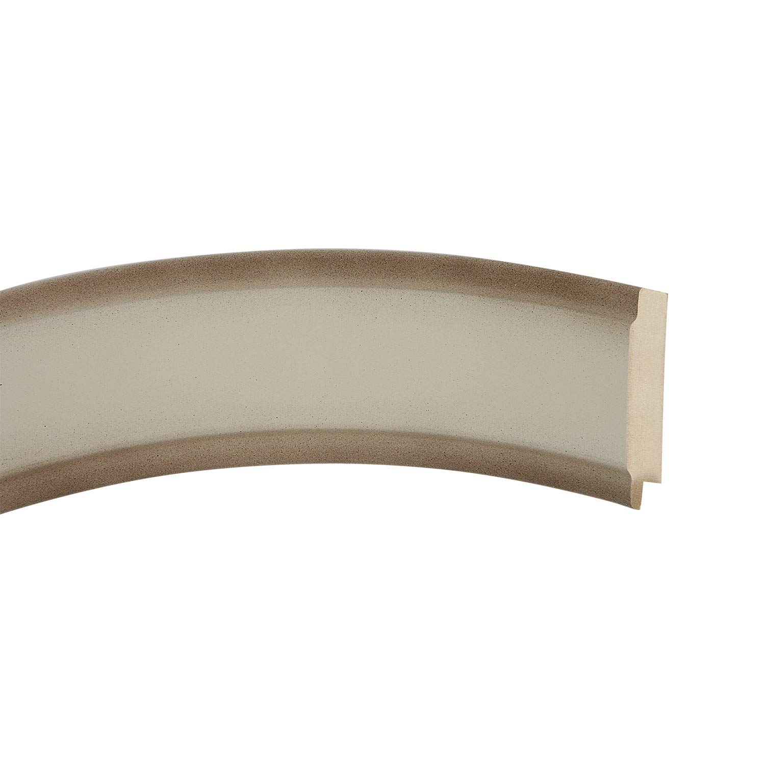 Montreal Style Rectangle Beveled Wall Mirror - Taupe Frame - 29x35 Inches - Elegant Home Decor for Living Room, Bedroom & Entryway
