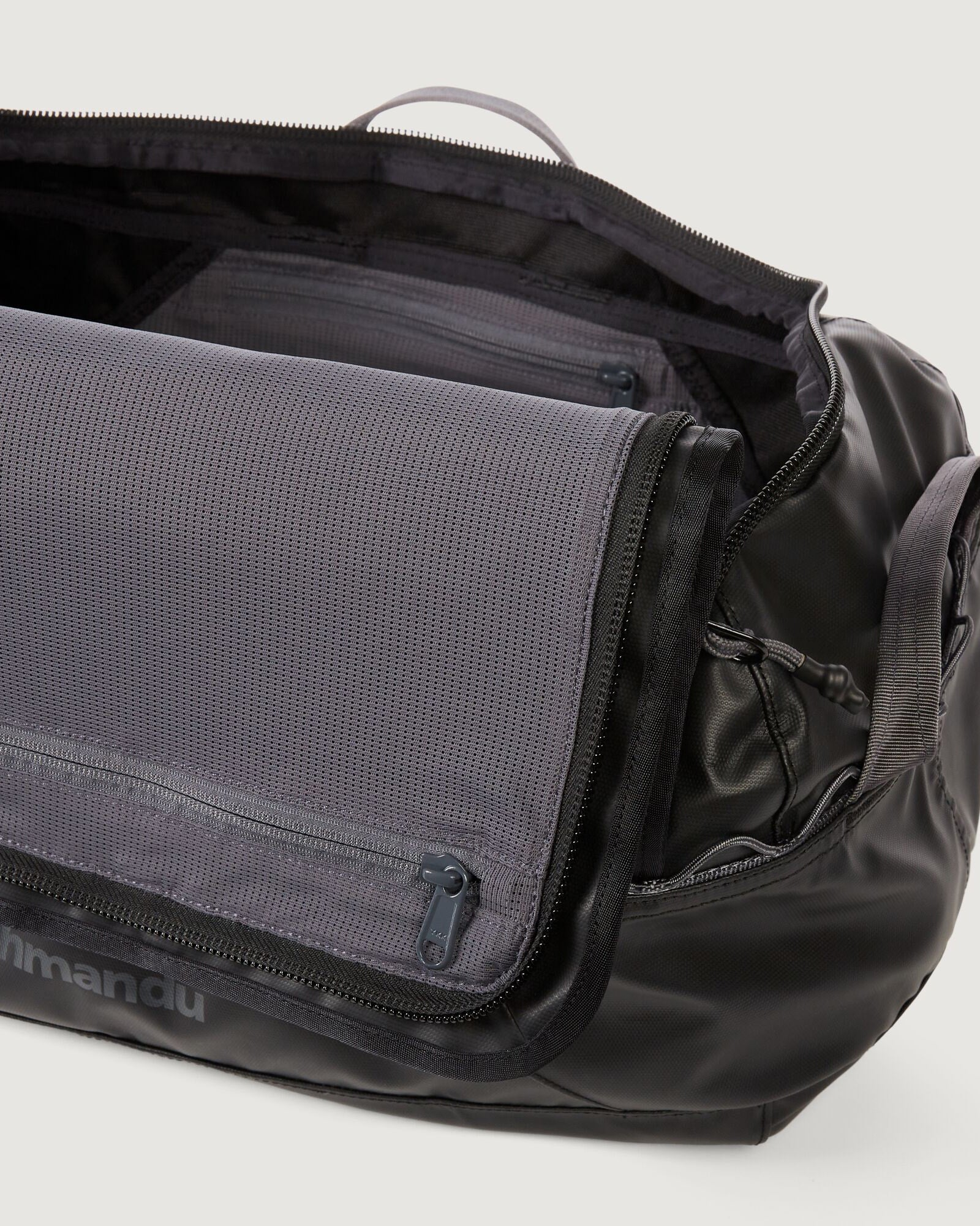 35L Indus Duffel Bag - Waterproof Travel Duffel for Gym, Camping & Weekend Trips - Durable Black Carry-On Luggage for Men & Women