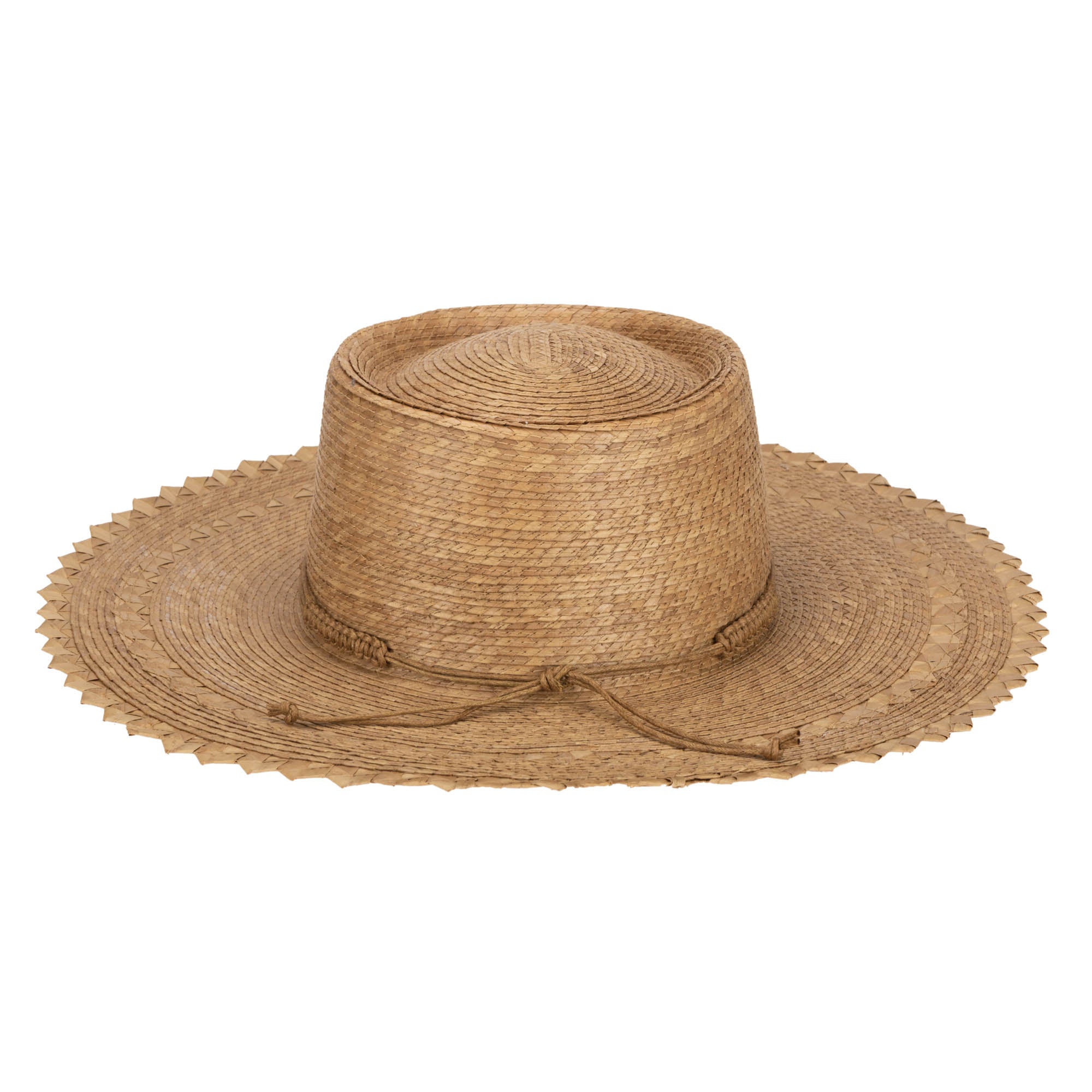 Athena Women's Buri Straw Boater Hat - Wide Brim Sun Hat for Summer Beach, Garden & Outdoor Activities