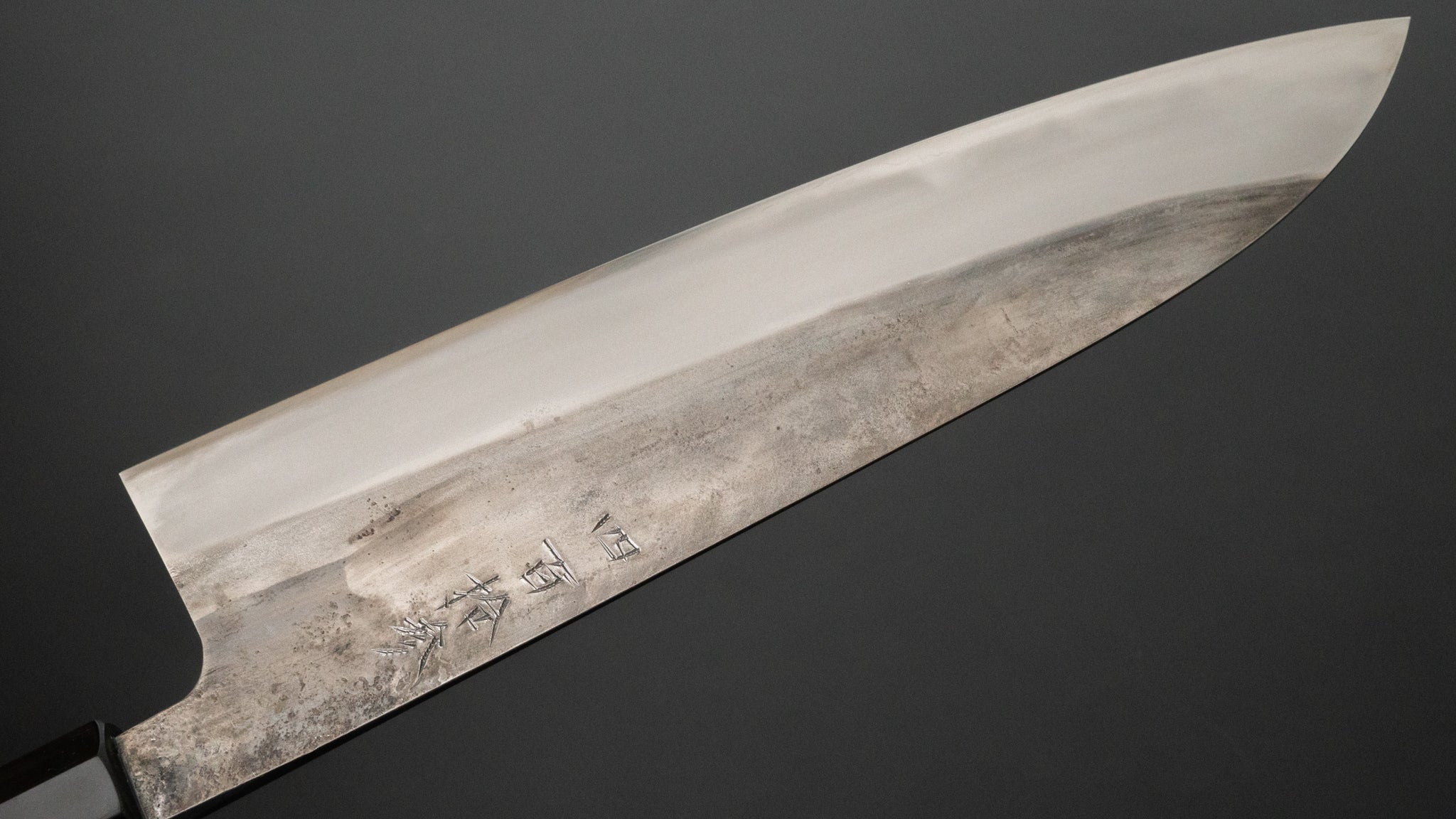 Jiro Tsuchime Wa Gyuto 225mm Japanese Chef Knife with Taihei Tagayasan Handle - Perfect for Sushi, Meat Cutting & Professional Kitchen Use (#413)