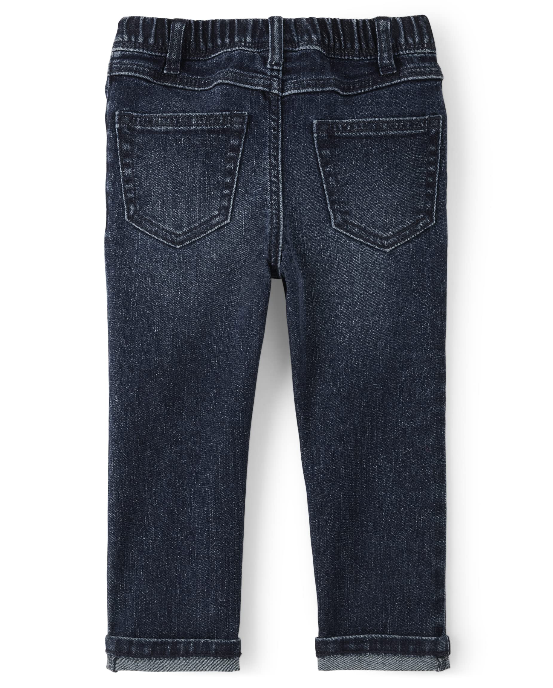 Gymboree Boys' and Toddler Pull-On Denim Jeans - Comfortable Stretch Jeans for Playtime, School & Everyday Wear