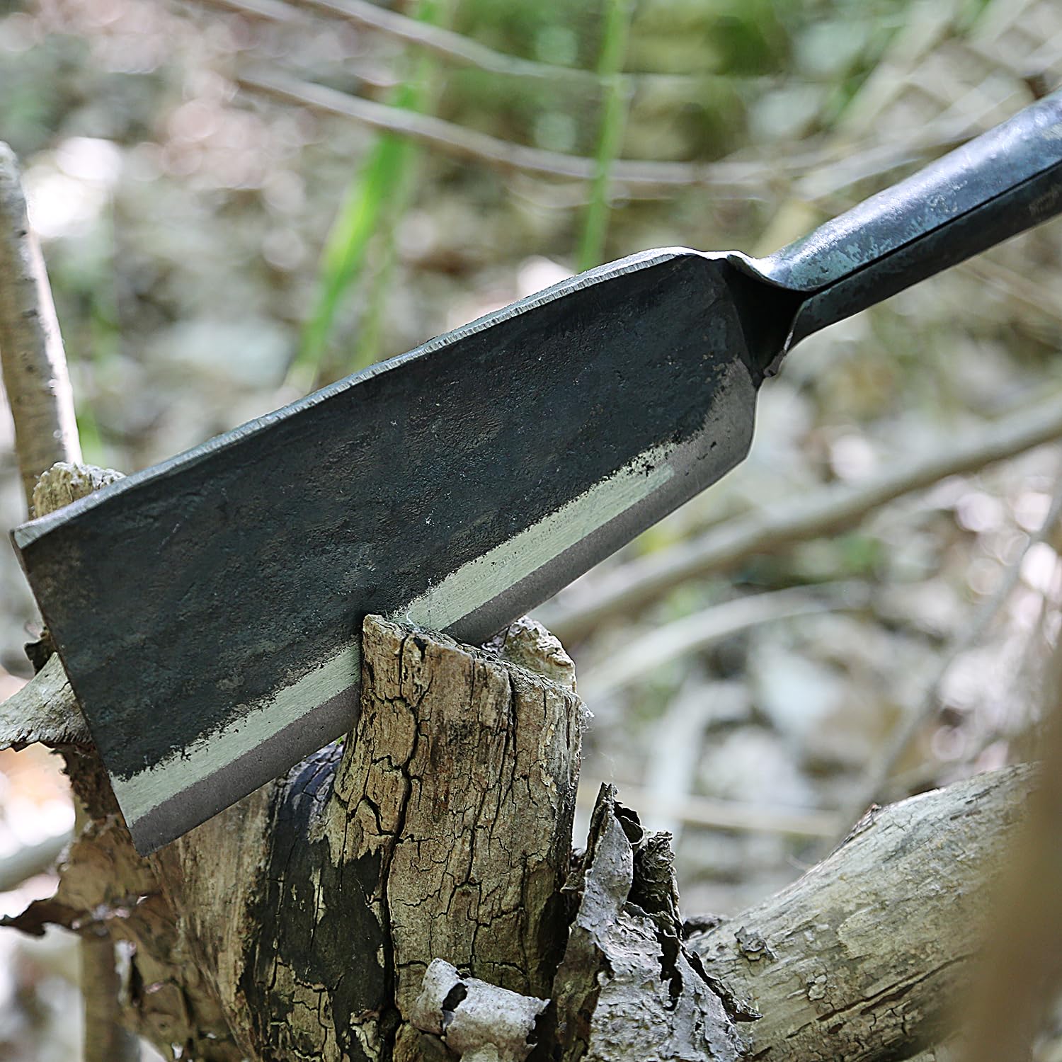 Heavy Duty Machete Sickle Knife - Professional Yard Work Tool for Cutting Trees, Brush Clearing & Gardening | Outdoor Construction Blade & Camping Axe for Survival, Landscaping & Wood Chopping