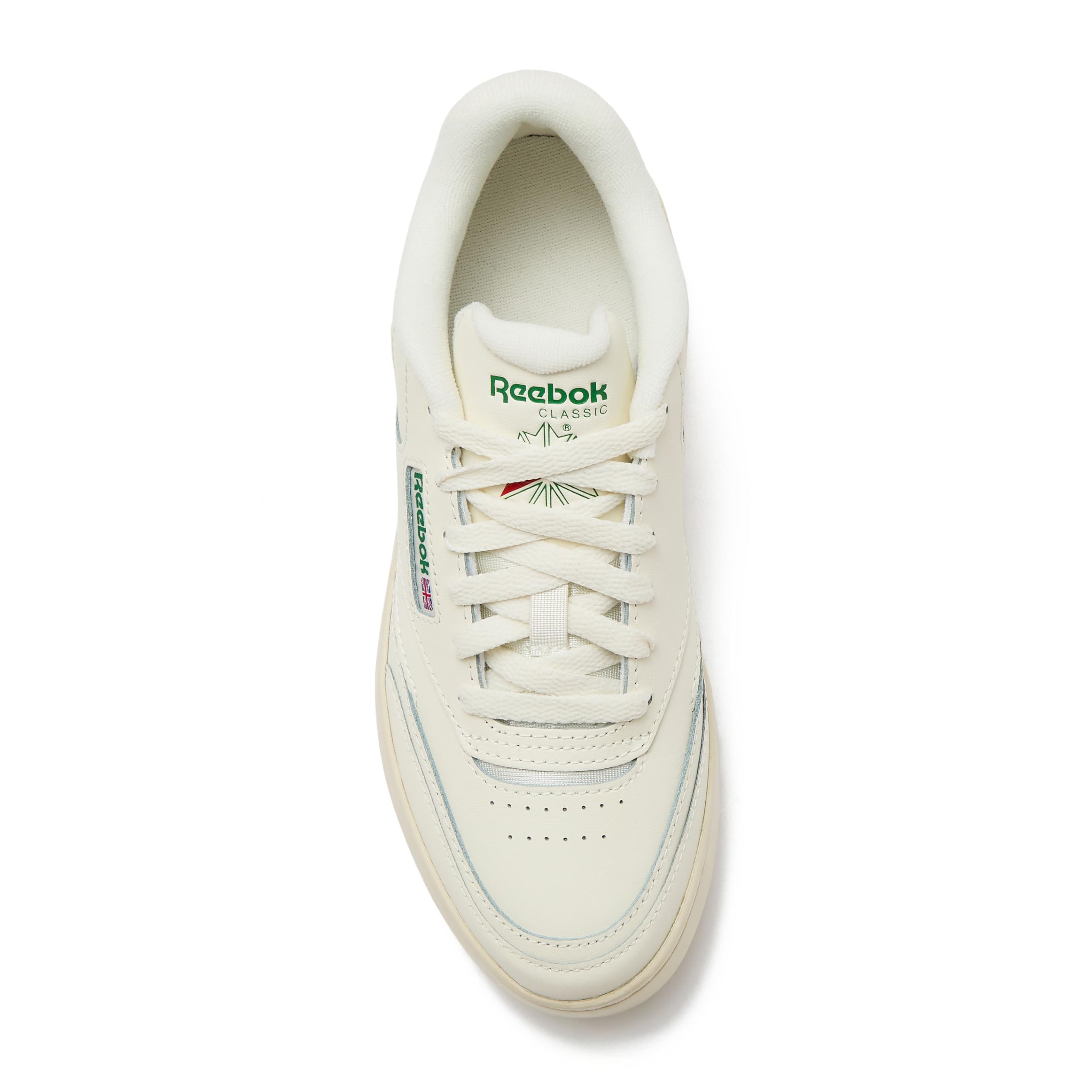 Reebok Women's Club C Extra Platform Sneakers - White Leather Casual Shoes for Women | Comfortable Retro Fashion Sneakers for Everyday Wear, Walking & Street Style