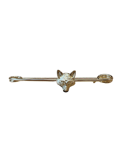 Equetech Fox Head Stock Pin - Elegant Equestrian Jewelry for Horse Lovers | Perfect for Horse Shows, Gifts & Riding Accessories