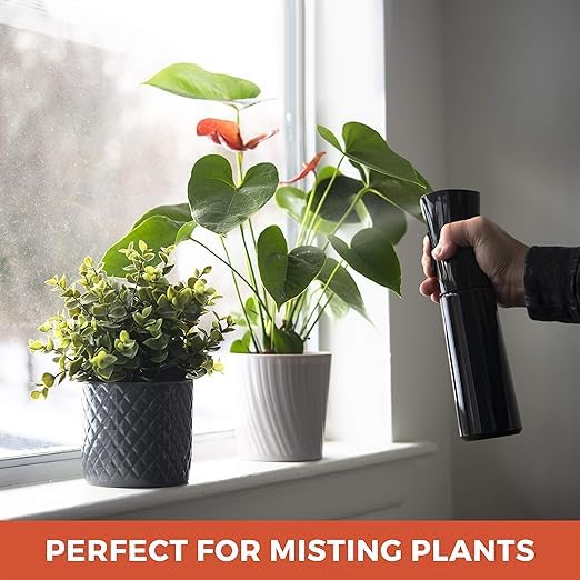 BANIRA Refillable Empty Water Spray Bottle for Hair Styling, Plants, Cleaning, Cooking, Misting & Skin Care - Perfect for Home, Salon, Garden, and Beauty Routine