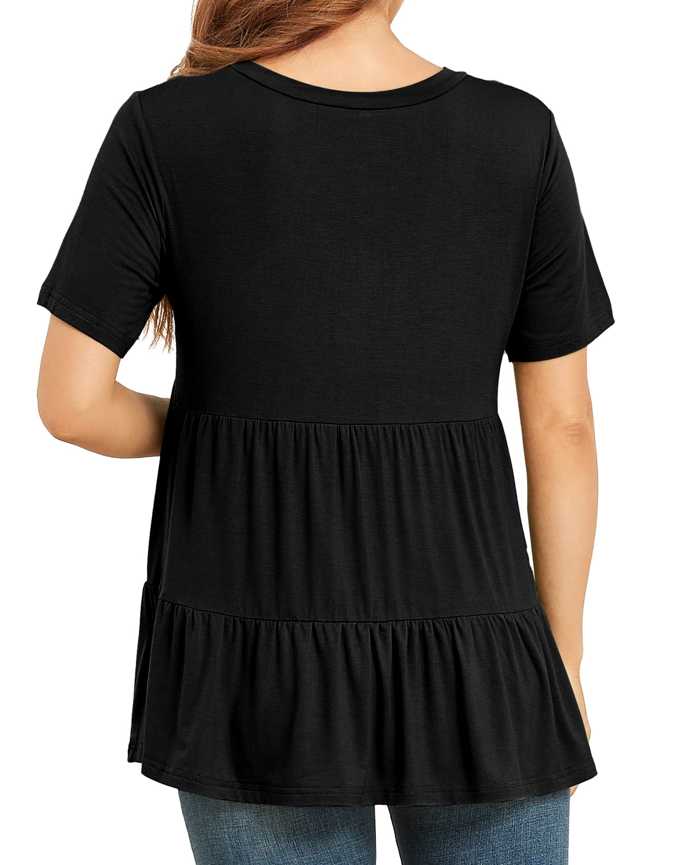 Xpenyo Women's Maternity Tops - Long Sleeve Pregnancy Shirts, Fall 2024 Fashion Crew Neck Tunic Blouse for Casual & Dressy Wear | Perfect for Office, Maternity Photos & Everyday Comfort