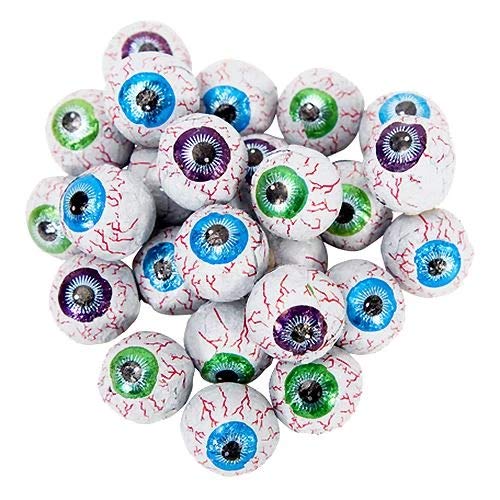 PALMER Double Crisp Googly Eyes Chocolate Candy - Smooth, Crispy & Crunchy Individually Wrapped Halloween Treats (4.5 oz) - Perfect for Trick-or-Treating, Party Favors & Holiday Snacking