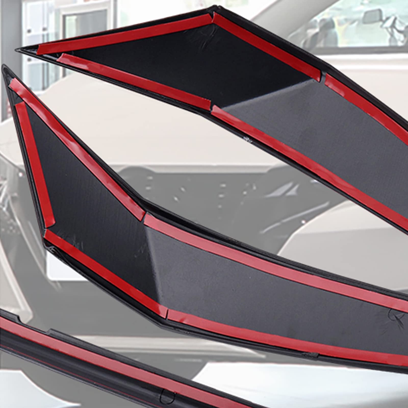 MotorFansClub Front Grill Frame Cover Trim Fit for Nissan Sentra 2020 2021 2022 - 3PCS Glossy Black Grille Trim - Upgrade Your Car's Style for Daily Driving & Car Shows
