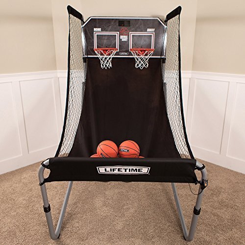 Lifetime 90648 Double Shot Deluxe Basketball Arcade Game - Indoor/Outdoor Basketball Hoop for Kids & Adults - Perfect for Game Rooms, Backyards, and Parties