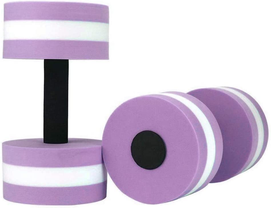 2PCS Water Dumbbells Set - Foam Aquatic Exercise Weights for Swimming Pool, Water Aerobics & Fitness Training - Lightweight Resistance Barbells for Women & Men - Perfect for Home Workouts, Pool Gym & Water Therapy