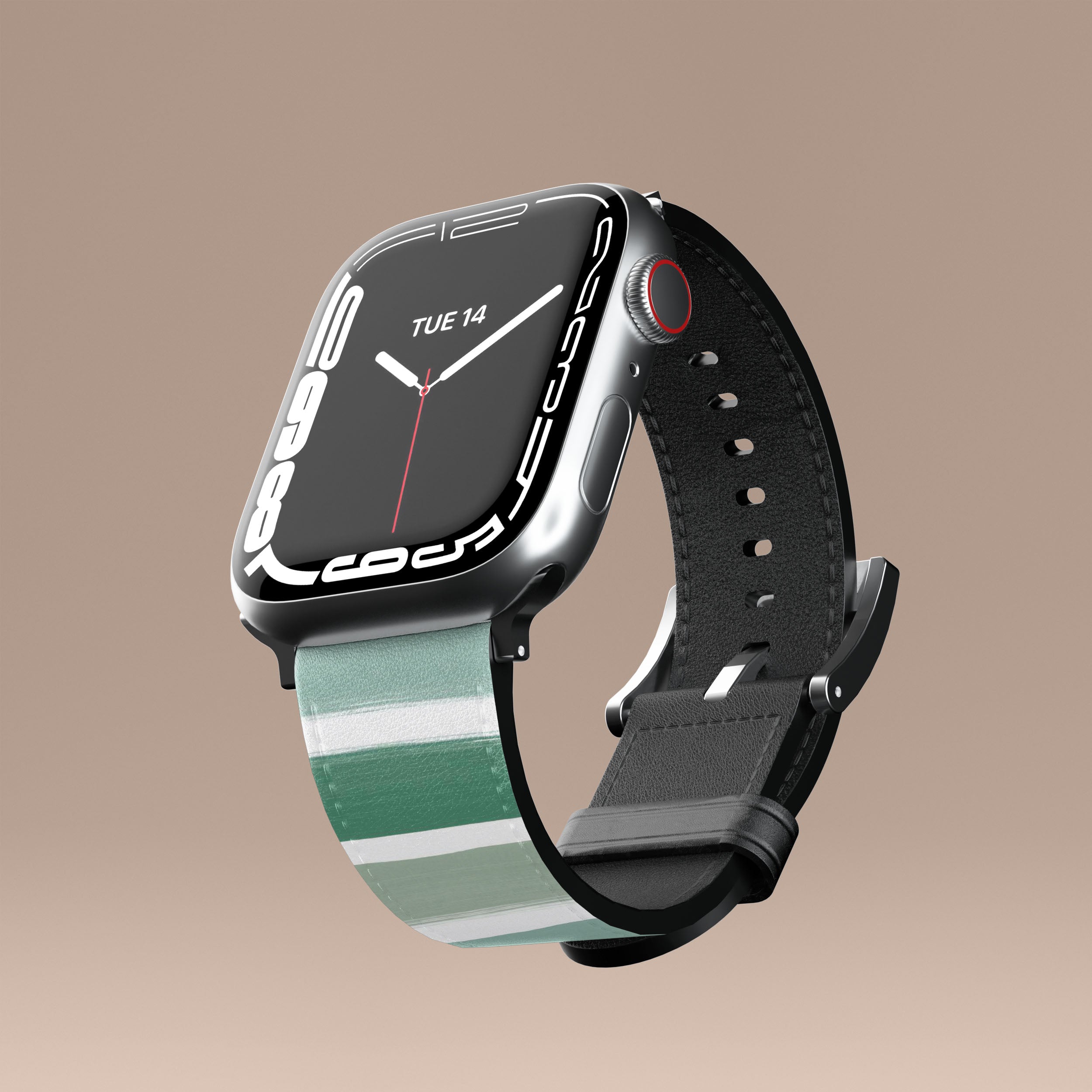 Premium Mint Green Apple Watch Band - Soft Silicone Strap for Apple Watch Series 9/8/7/SE/6/5/4/3/2/1 - Comfortable & Durable Replacement Watch Strap - Perfect for Workouts, Running & Everyday Wear