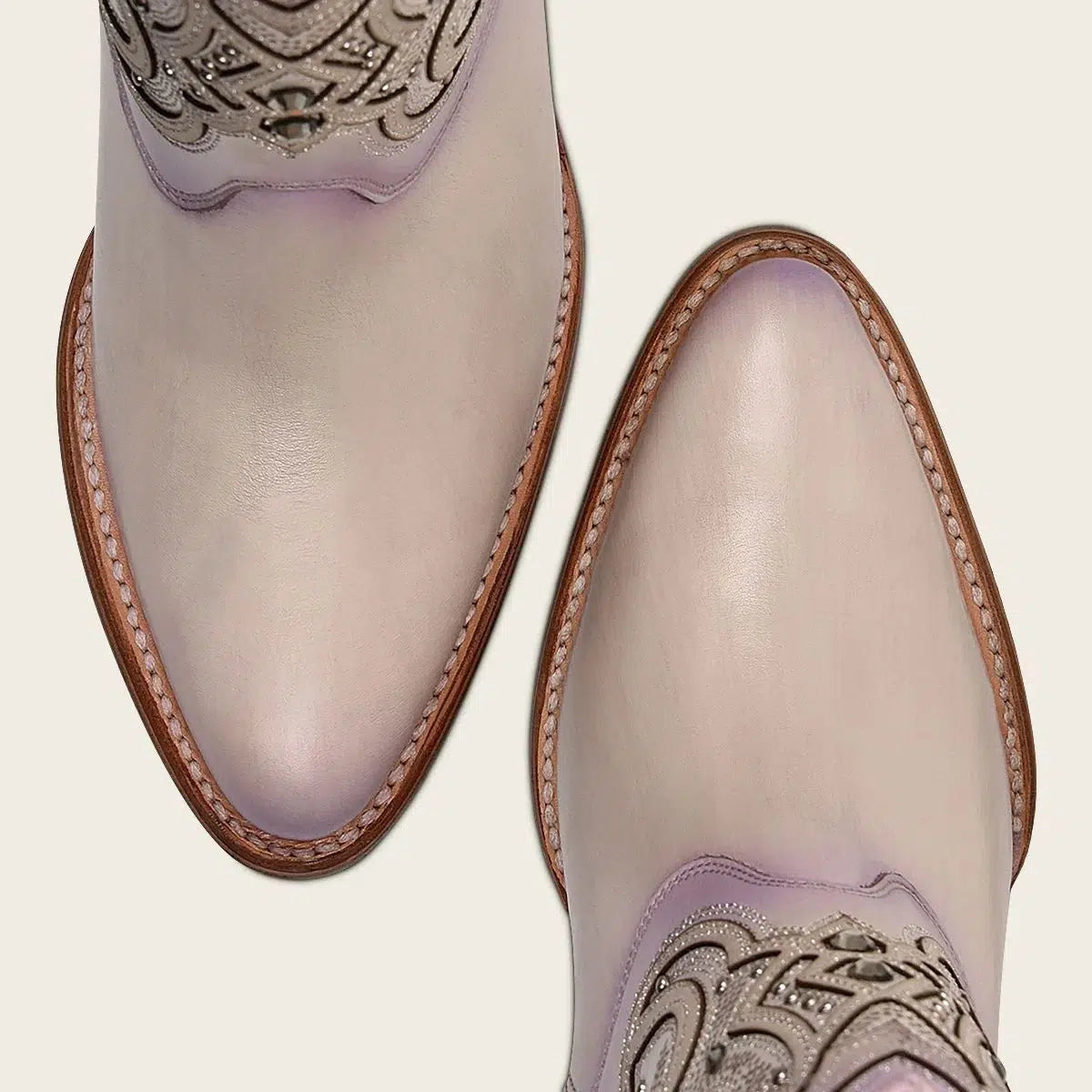 Women's Cuadra Pink Western Cowgirl Cowhide Leather Ankle Boots - Stylish & Comfortable for Rodeo, Country Dancing & Everyday Wear
