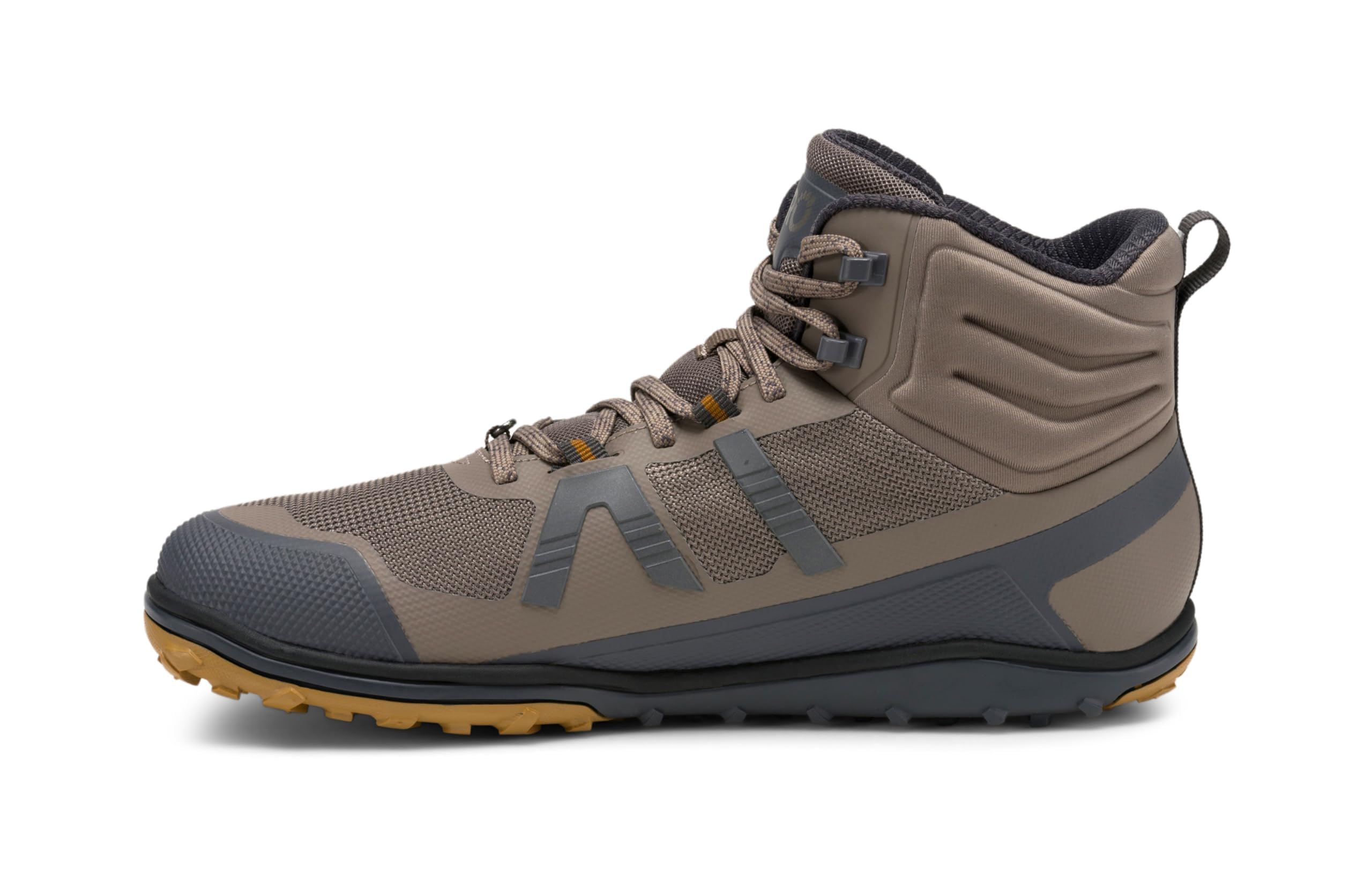 Xero Shoes Scrambler Mid Barefoot Hiking Boots for Men - Zero Drop, Wide Toe Box Minimalist Trail Shoes | Outdoor Adventure, Trekking & Lightweight Hiking Footwear