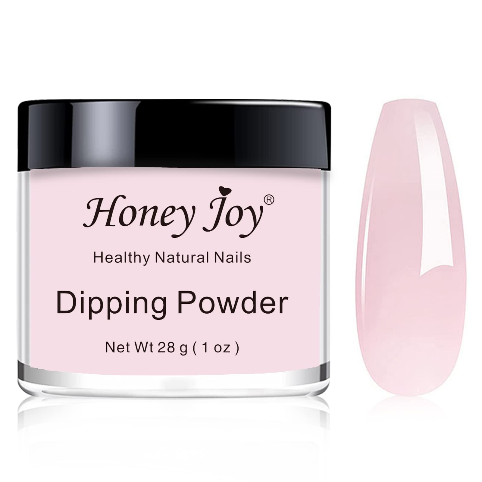 28g/Box Clear & Pink Dipping Powder for French Manicure - Natural Nail Foundation, White Dip Powder Nails Starter Kit - Perfect for Salon & Home Nail Art DIY
