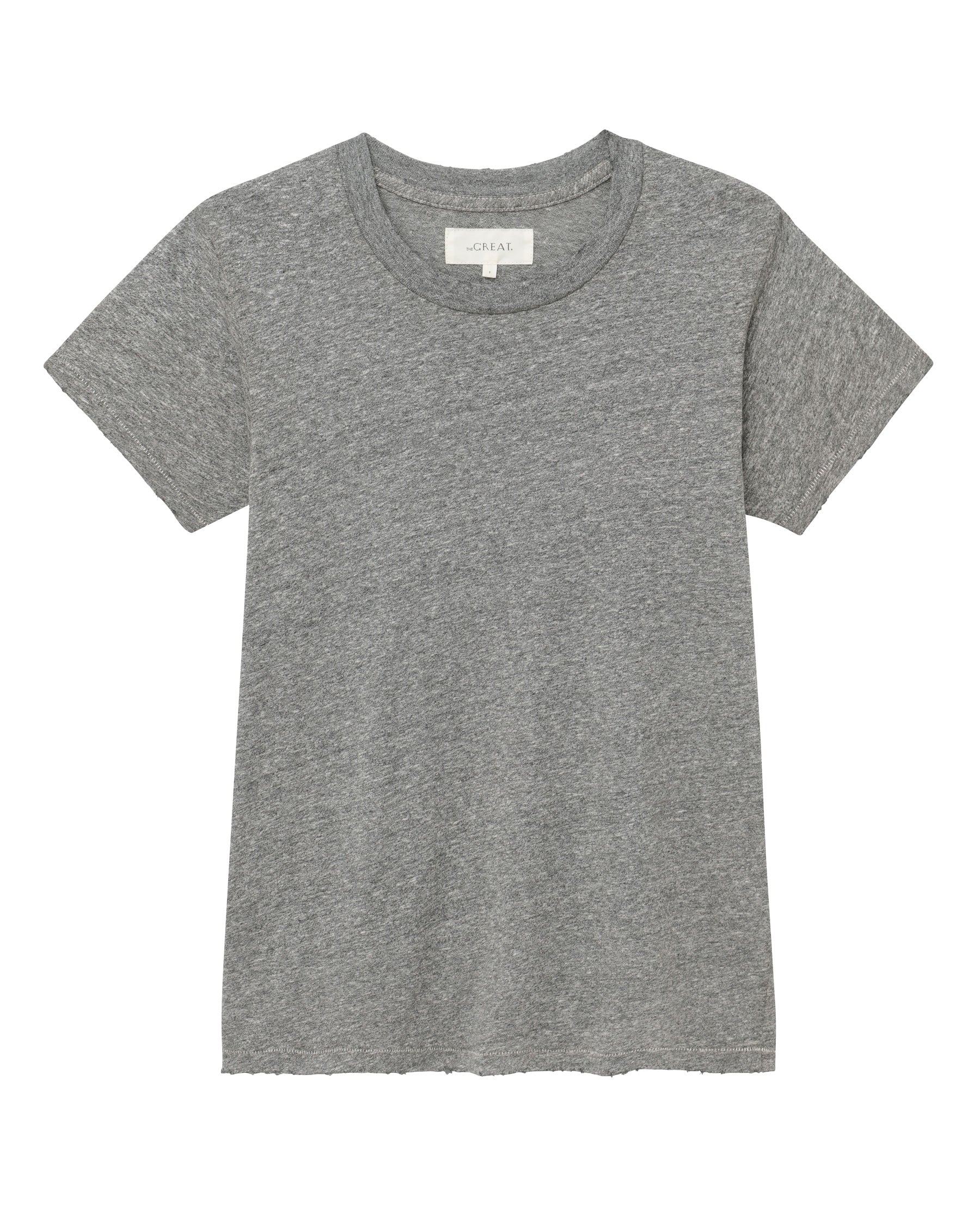 Slim Fit T-Shirt for Men - Solid Heather Grey - Comfortable Casual Wear for Everyday & Workout