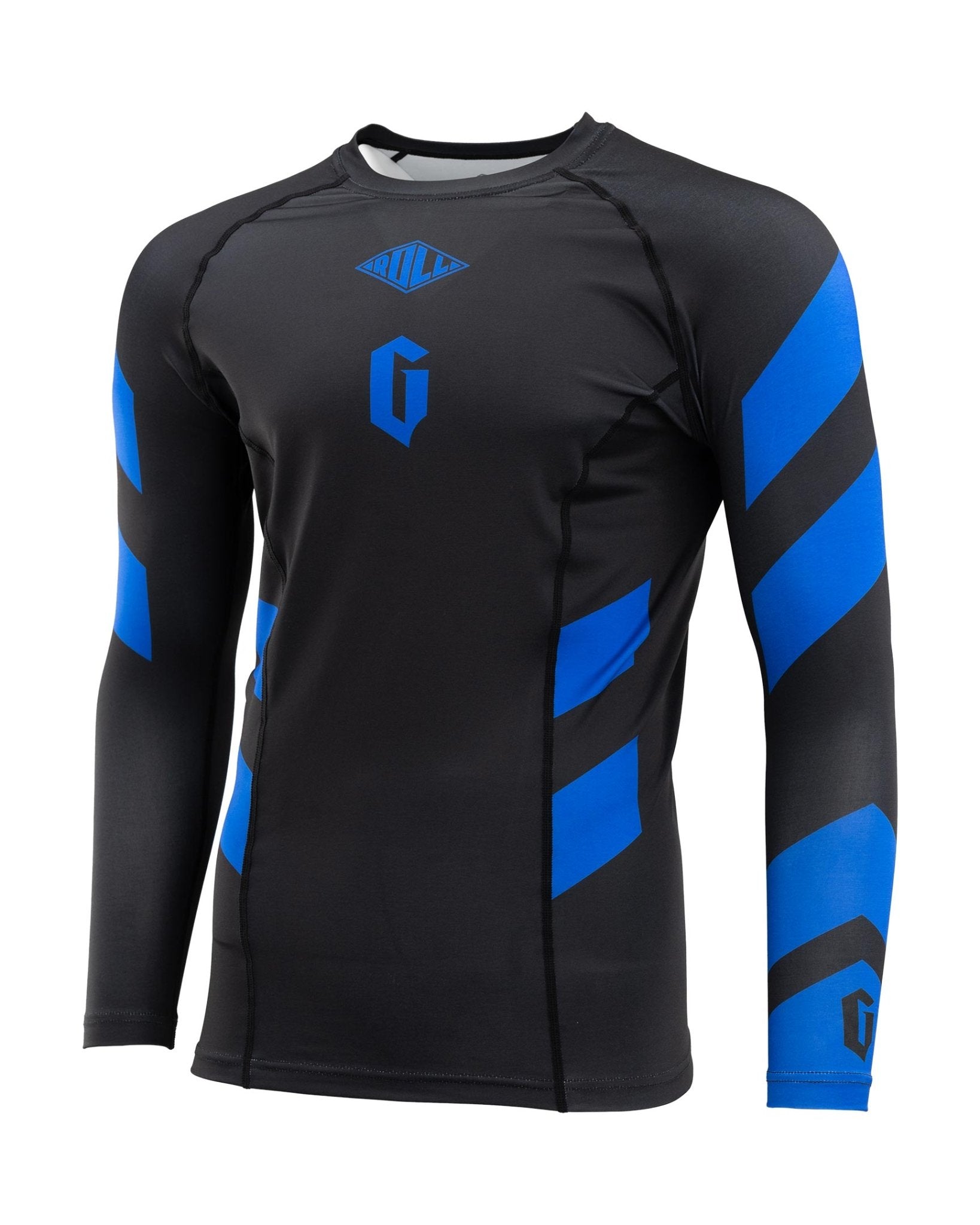 Men's Long Sleeve Pro Ranked Rash Guard - UPF 50+ Sun Protection for Surfing, MMA & Water Sports