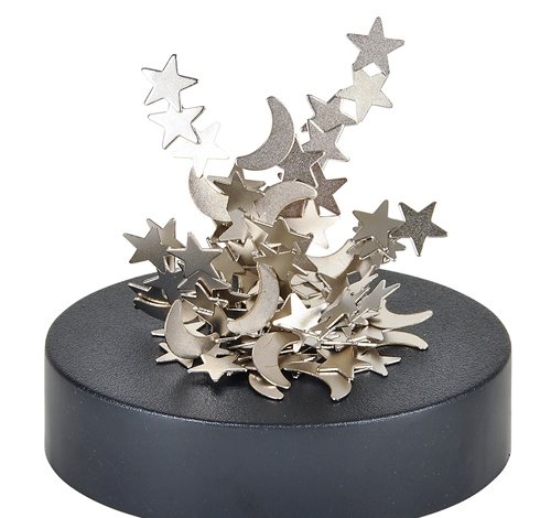 3.5 Inch Magnetic Star and Moon Sculpture Set - Pack of 36 for Home Office Decor, Gift Giving, and DIY Craft Projects