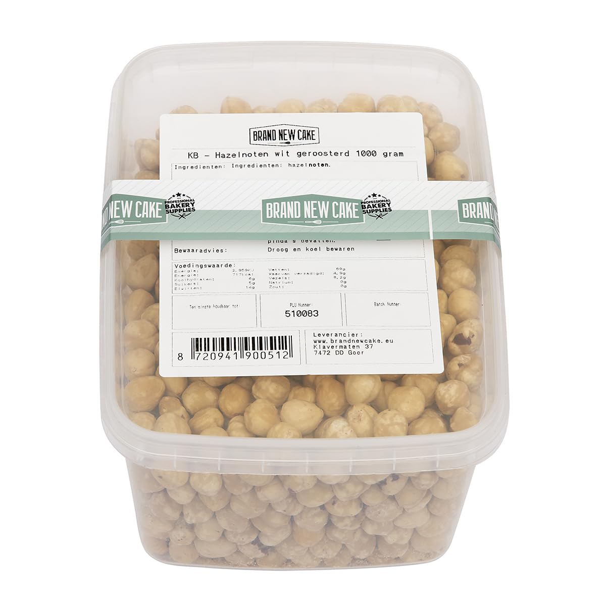 BrandNewCake® Roasted White Hazelnuts 1kg - Crunchy & Aromatic, Perfect for Baking, Snacks and Desserts | Ideal for Cookies, Cakes, Salads & Healthy Snacking