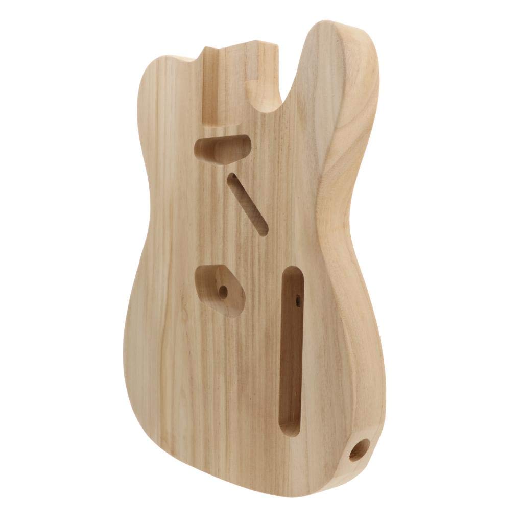 Unfinished Maple Electric Guitar Body Blank - DIY Guitar Parts for Custom Builds, Fits T02 Model | Perfect for Guitar Modding, Repair & Custom Creations