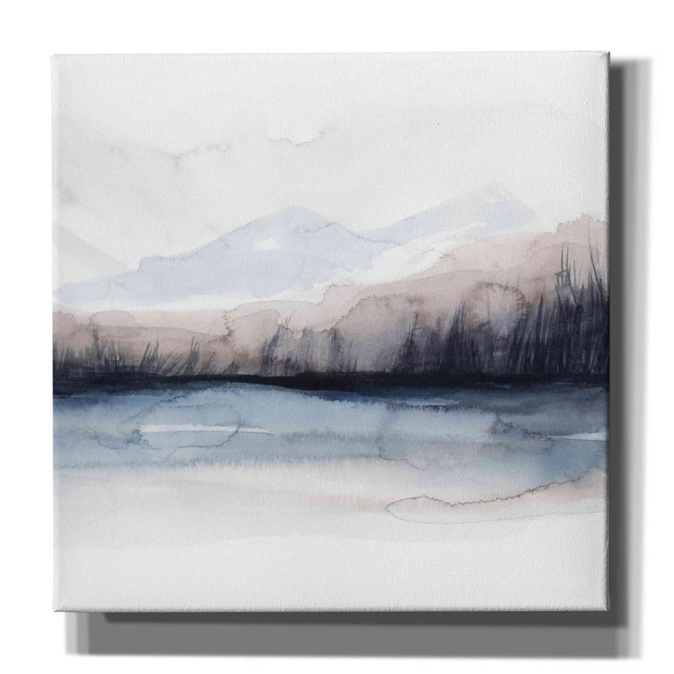 Grace Popp Epic Graffiti 'Horizon Shadow I' Canvas Wall Art - 12x12 Inches Modern Abstract Painting for Living Room, Bedroom & Office Decor