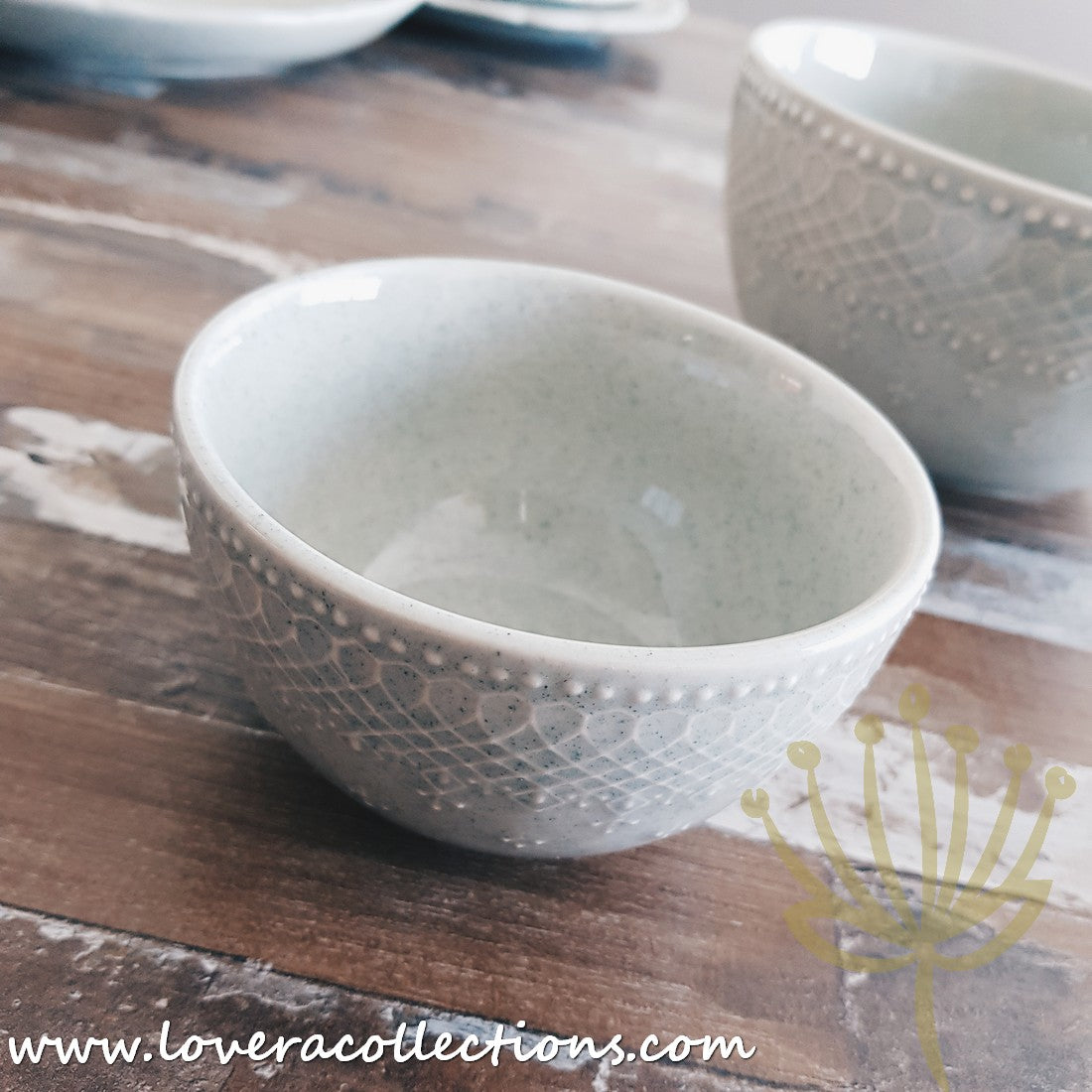 French Lace Dinnerware Set - Elegant Porcelain Plates & Bowls for Formal Dining, Wedding Reception & Holiday Table Setting (50% Off Limited Time Sale)