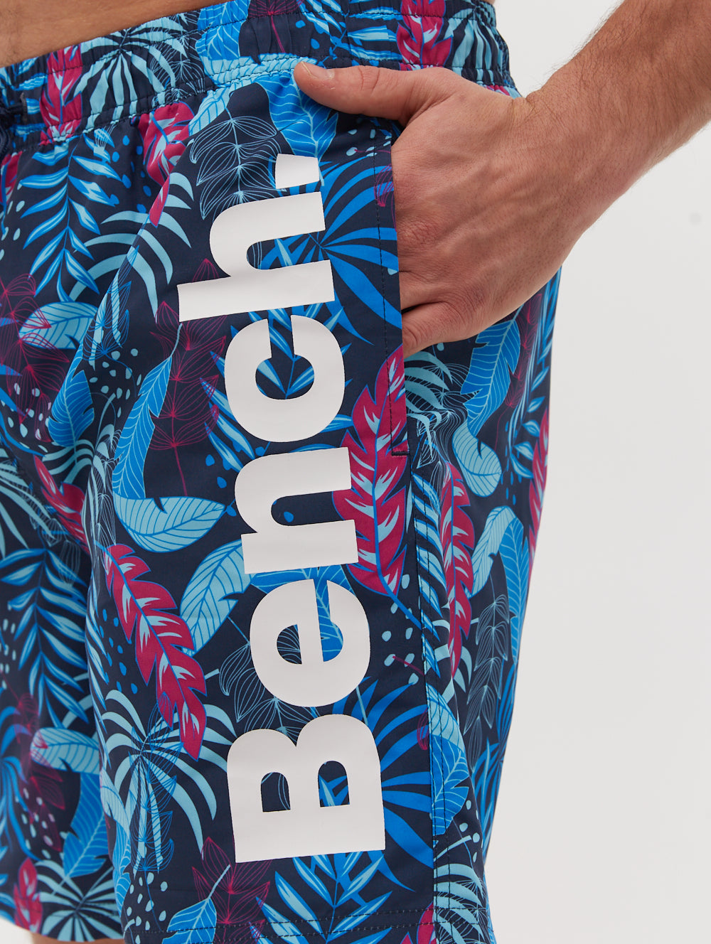 Paradise Tropical Swim Shorts for Men - Quick Dry Beach Swim Trunks with Pockets - Perfect for Swimming, Surfing & Summer Vacations