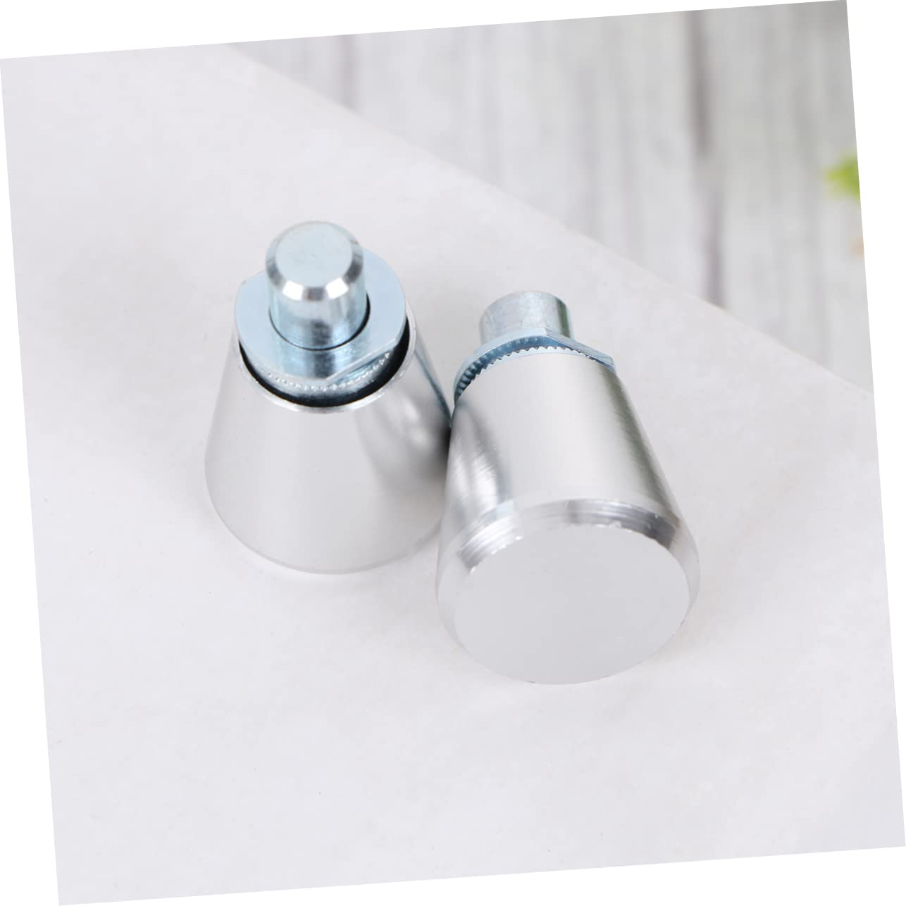 2-Pack 300 Series Silver Spring-Loaded Plunger Latches - Heavy Duty Mechanical Fasteners for Cabinets, Toolboxes & Industrial Equipment