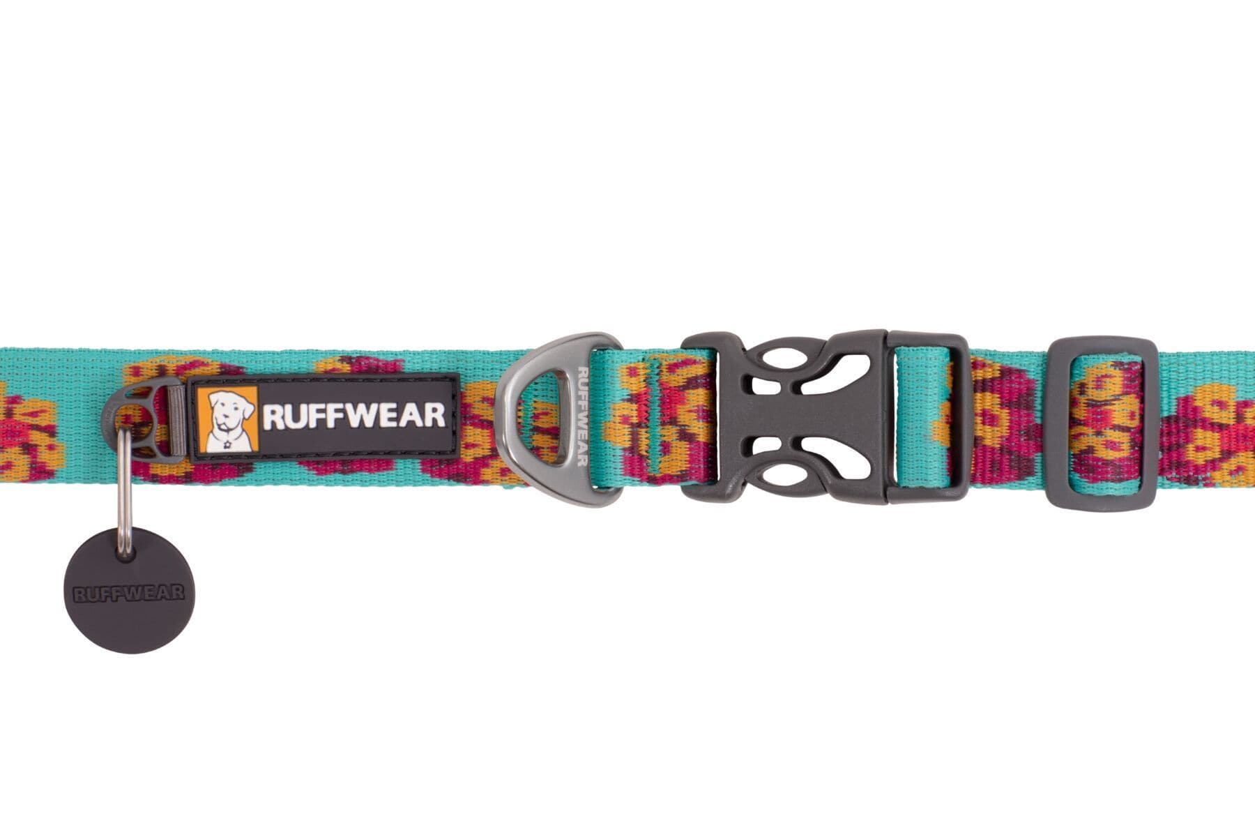 Ruffwear Mexico - Nature-Inspired Flat Collar with Spring Burst Design | Durable & Adjustable Dog Collar for Hiking, Camping & Outdoor Adventures
