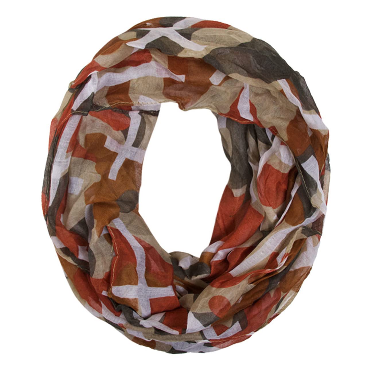 Stylish Camo Infinity Loop Scarf - Military Fashion Scarf for Women & Men | Perfect for Outdoor, Casual & Winter Wear