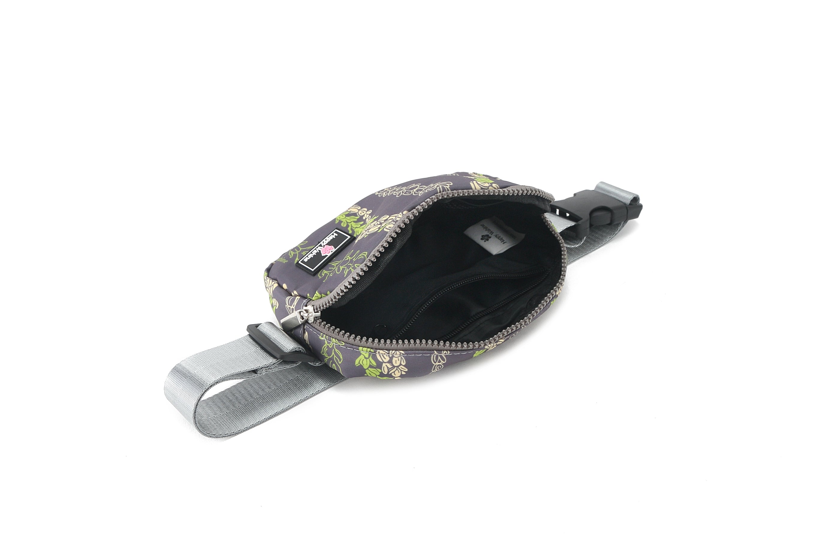 Jenna Pakalana Grey Belt Bag - Stylish & Comfortable Waist Pack for Travel, Running, Hiking & Everyday Use