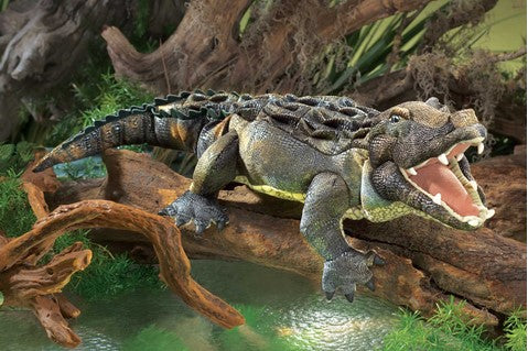 American Alligator Hand Puppet - Realistic Alligator Toy for Kids, Storytelling & Educational Play - Perfect for Classroom, Birthday Parties & Pretend Play