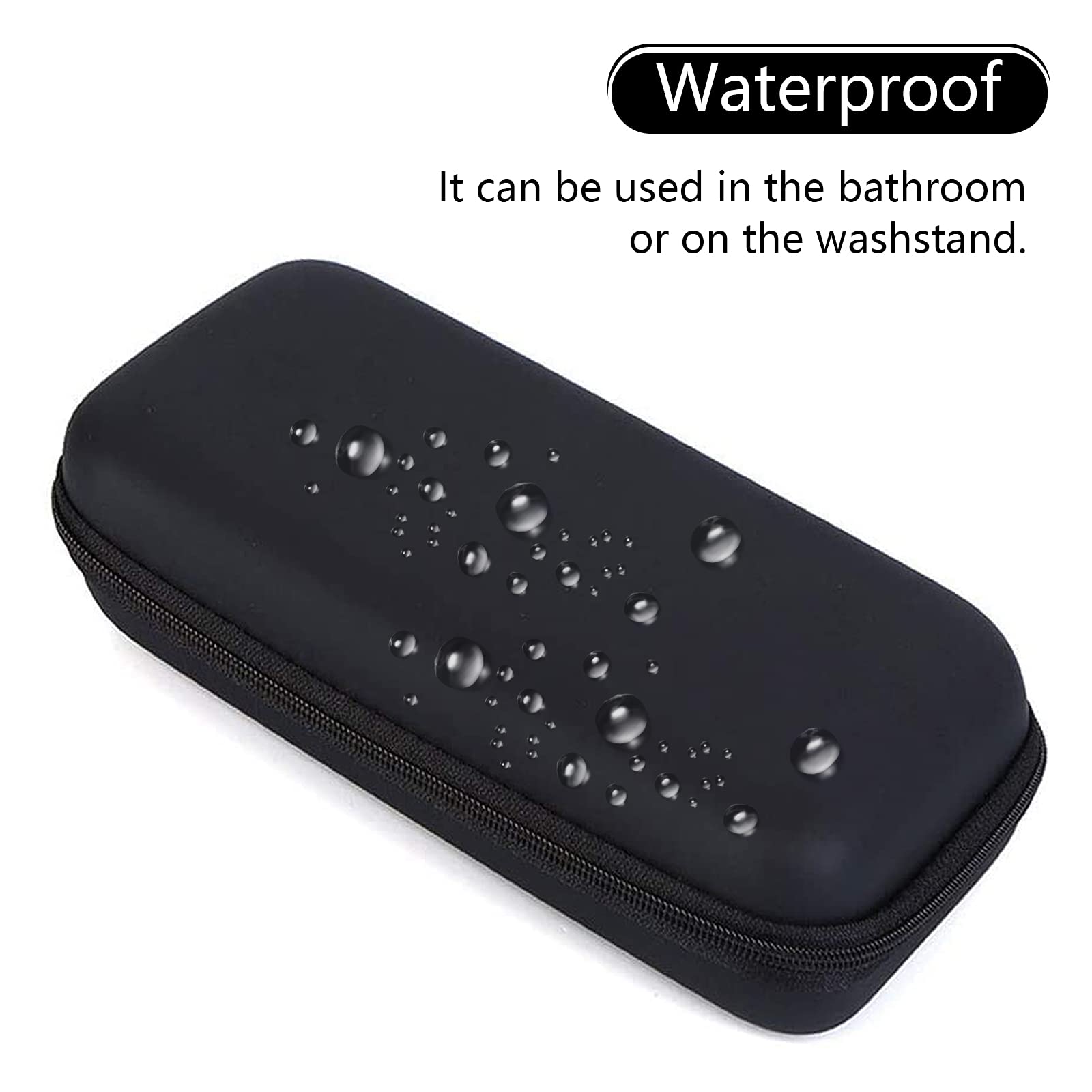 INVODA 2PCS Replacement Razor Blades for Micro Touch Solo Trimmer - Includes 1 Shaver & EVA Travel Case - Perfect for Travel, Grooming, and Personal Care