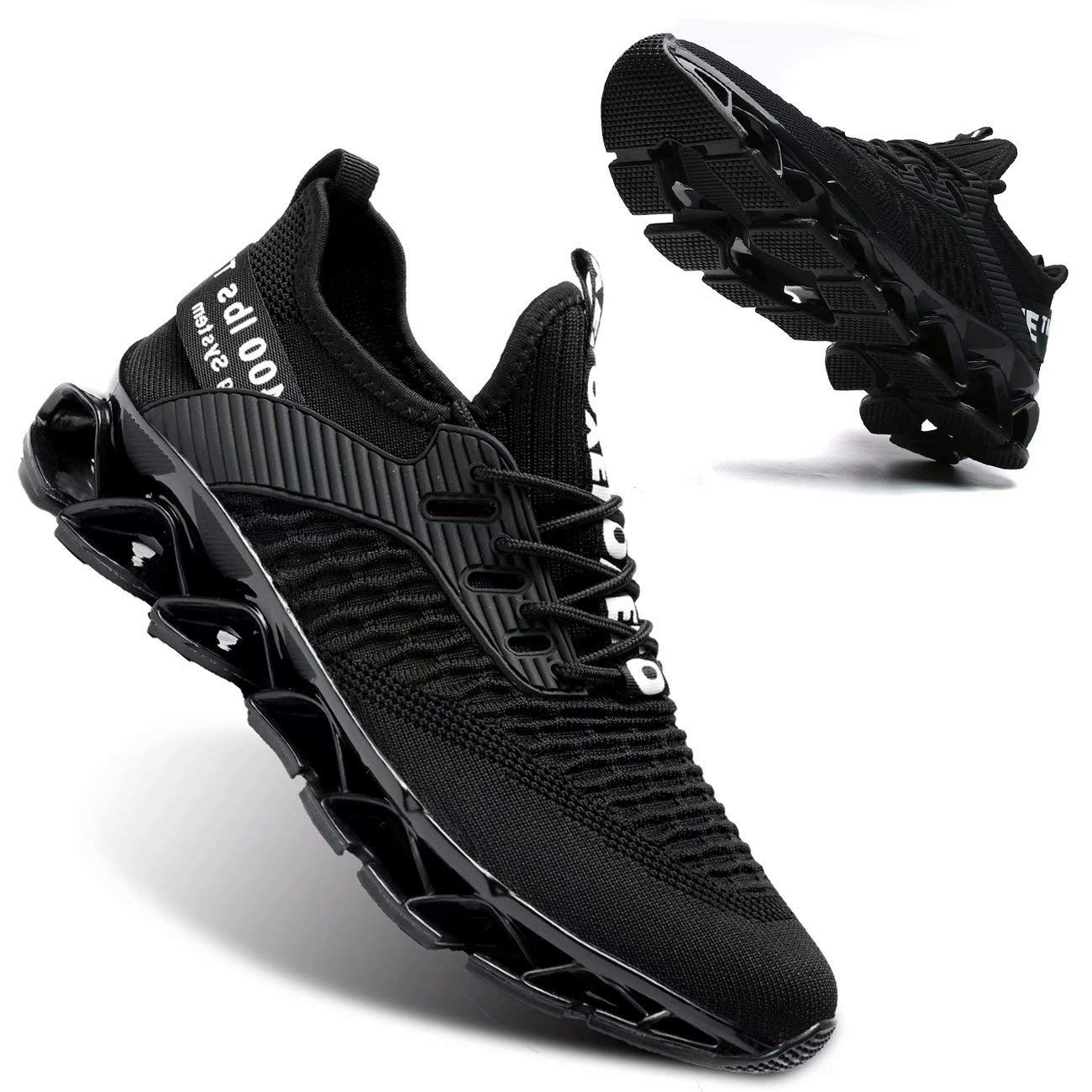 Vooncosir Men's Breathable Mesh Running Shoes - Lightweight Non-Slip Athletic Sneakers for Walking, Jogging & Gym Workouts | Comfortable Casual Sports Shoes for Daily Wear & Outdoor Activities